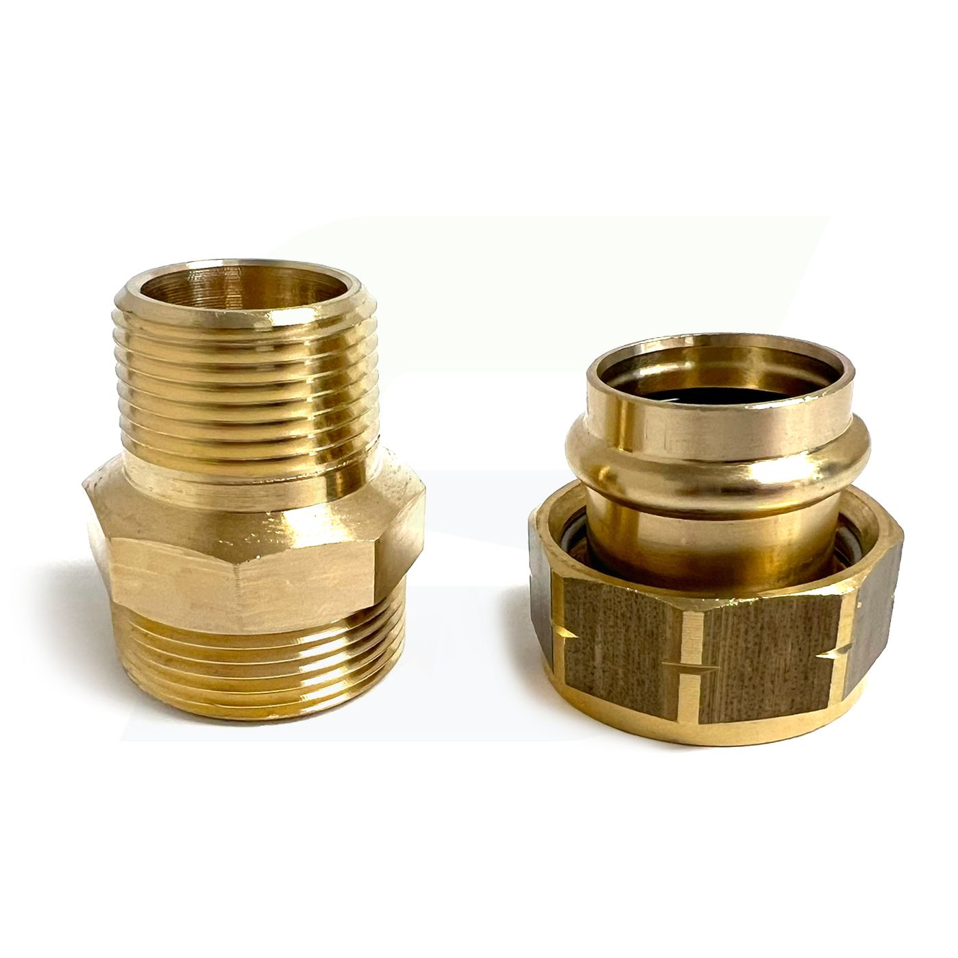 79750 - ProPress Zero Lead Bronze Union with Male 1-1/2-Inch by 1-1/2-Inch P x Male NPT