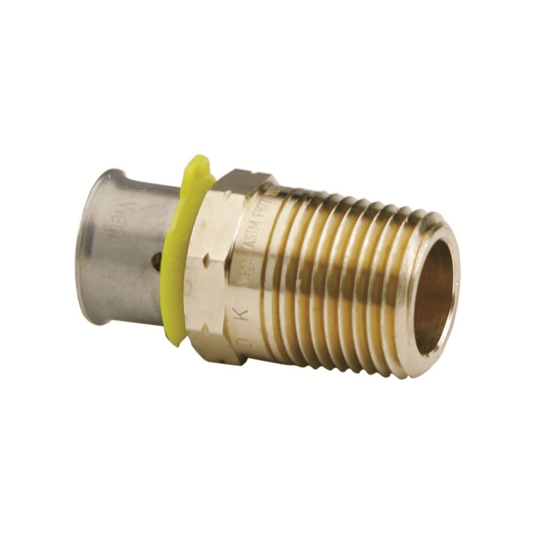90561 - PureFlow Zero Lead Bronze PEX Press Adapter Straight Male 1" by 1" Press x Male