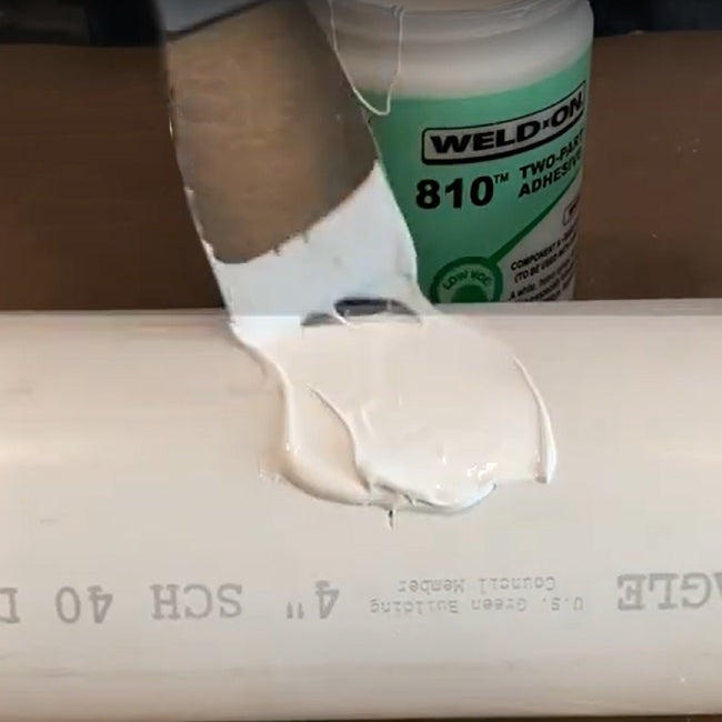 Weld-On 810 - Two-Part Repair & Fabrication Adhesive - 10811 - 1 Quart