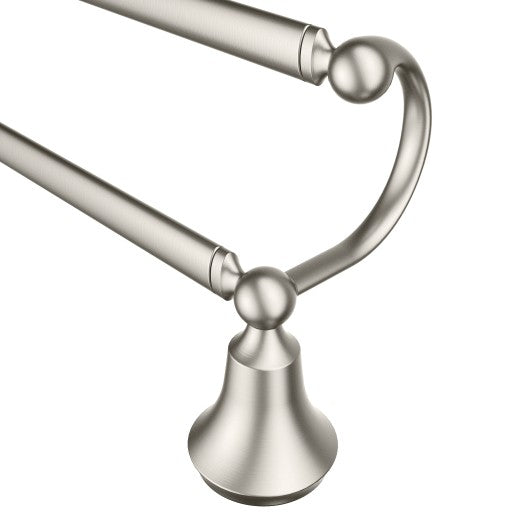 Moen YB5222BN - Wynford 24" Double Towel Bar in Brushed Nickel
