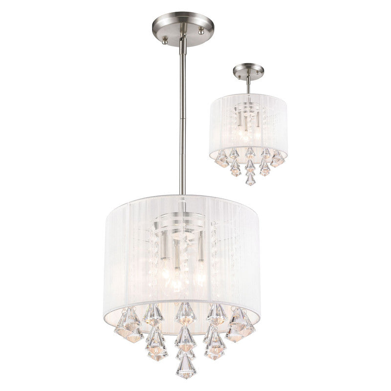Z-Lite 891-12-C - Aura 3 Light 12" Pendant