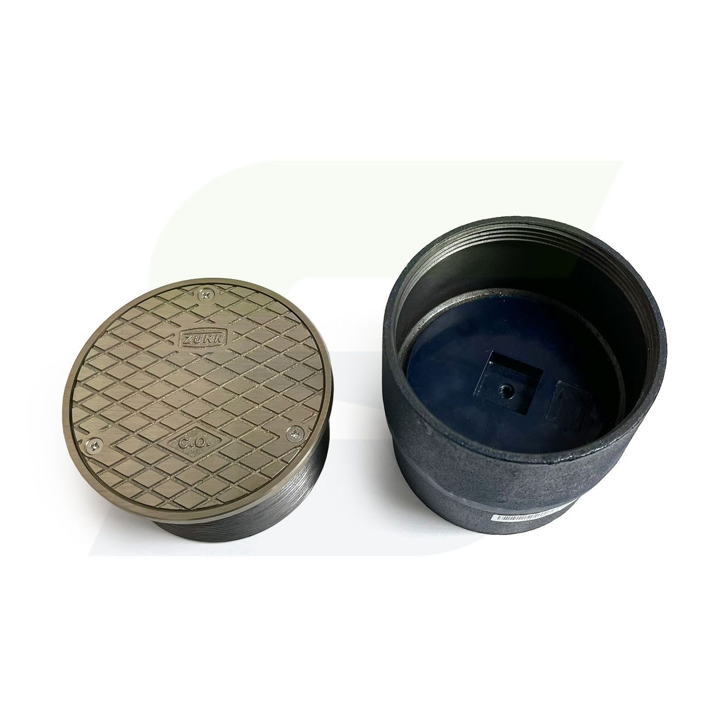 ZN1400-4NH - 4" Level-Trol Extra Heavy Duty Floor Cleanout - Nickel Bronze