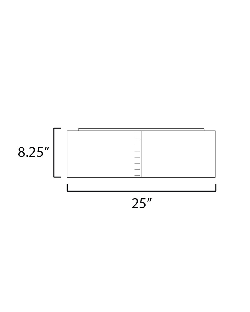 10227GY - Prime 25" Flush Mount Ceiling Light - Gray