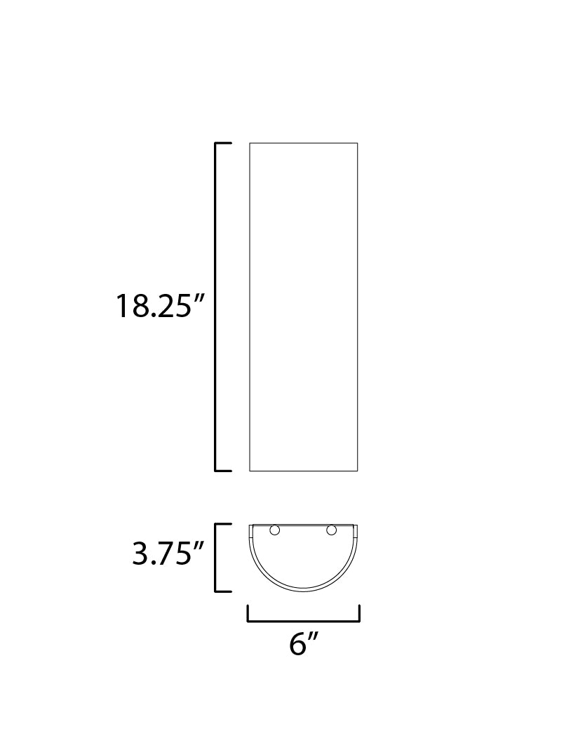 10228OM - 1 Light Prime 6" Wall Sconce - Oatmeal