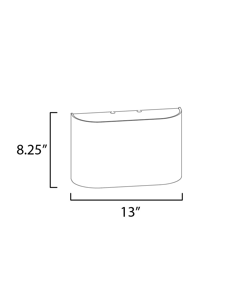 10229GC - 1 Light Prime 13" Wall Sconce - Grass Cloth