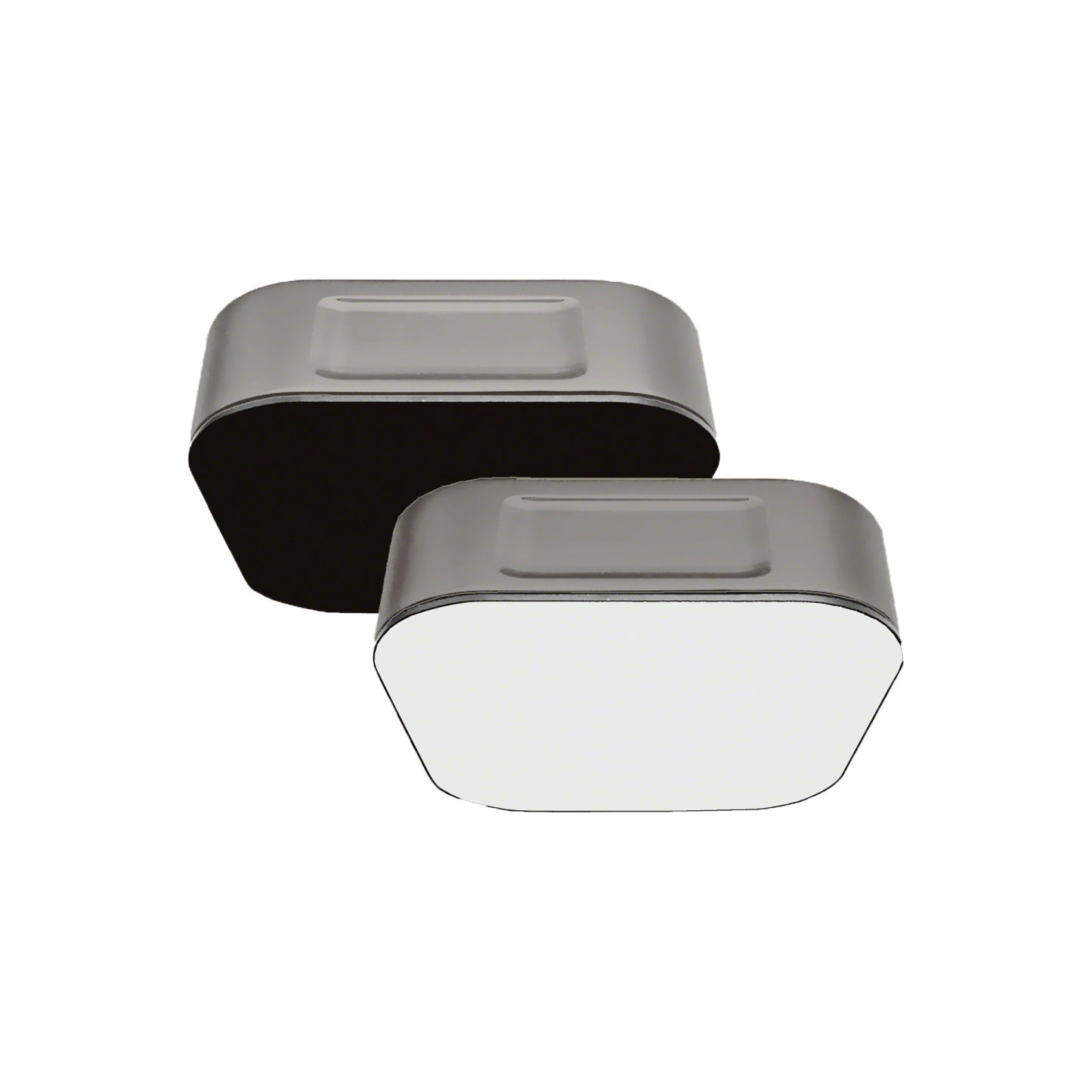 AromaSteam 3 in. Steam Head Black Brushed Nickel