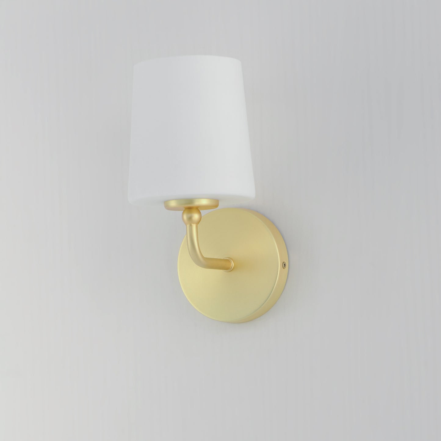 12091SWSBR - 1 Light Bristol 5" Wall Sconce - Satin Brass