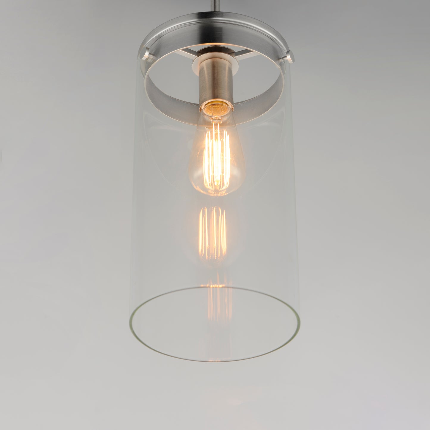 12408CLSN - 1 Light Pinn 8" Pendant - Satin Nickel