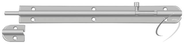 12BB32D 12" Barrel Bolt; Satin Stainless Steel Finish