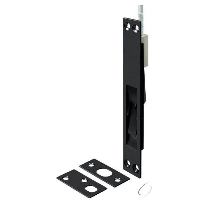 12EFB19 12" Extension Flush Bolt; Solid Brass; Black Finish
