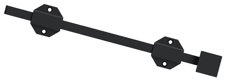 12SBM19 12" Modern Heavy Duty Surface Bolt; Black Finish