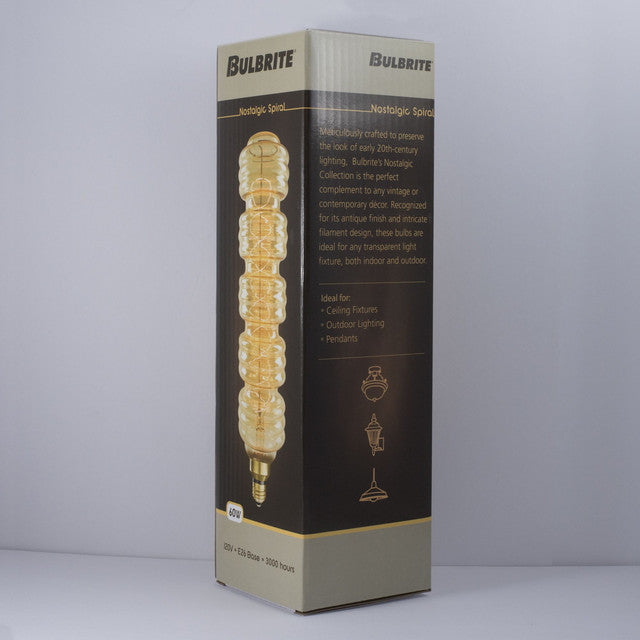 137501 - Nostalgic Water Bottle Shaped Light Bulb - 60 Watt