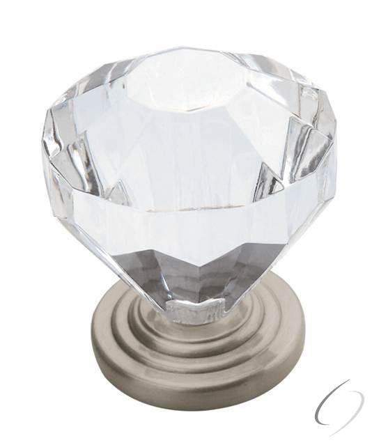 Amerock 14303G10 1-1/4" (32 mm) Diameter Traditional Classics Cabinet Knob Satin Nickel Finish