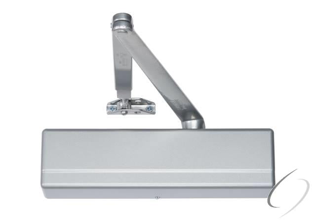 Universal Arm Pack Powerglide Adjustable Door Closer Sprayed Aluminum Enamel Finish