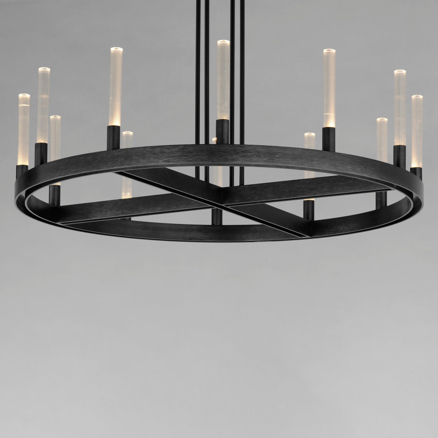 16164CRBK - 12 Light Ovation 32" Chandelier - Black
