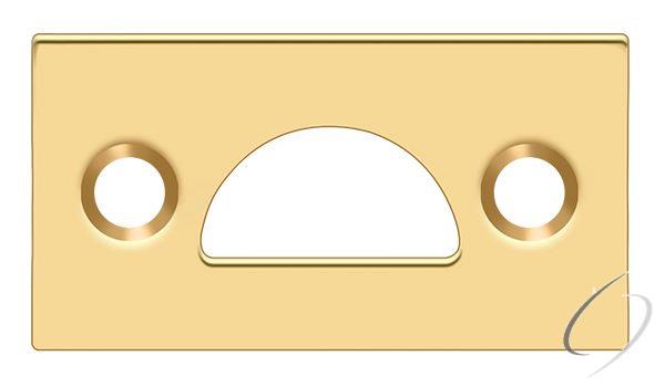 178MSTCR003 Mortise Strike; Solid Brass; Lifetime Brass Finish