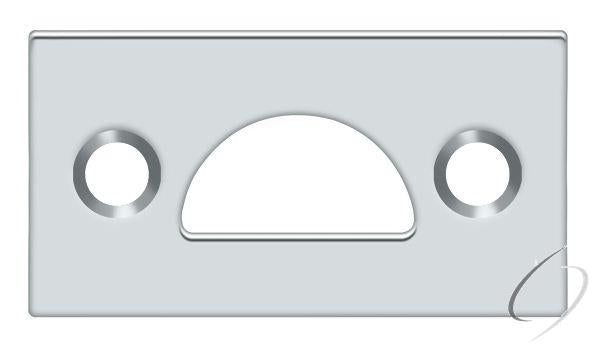 178MSTU26 Mortise Strike; Solid Brass; Bright Chrome Finish