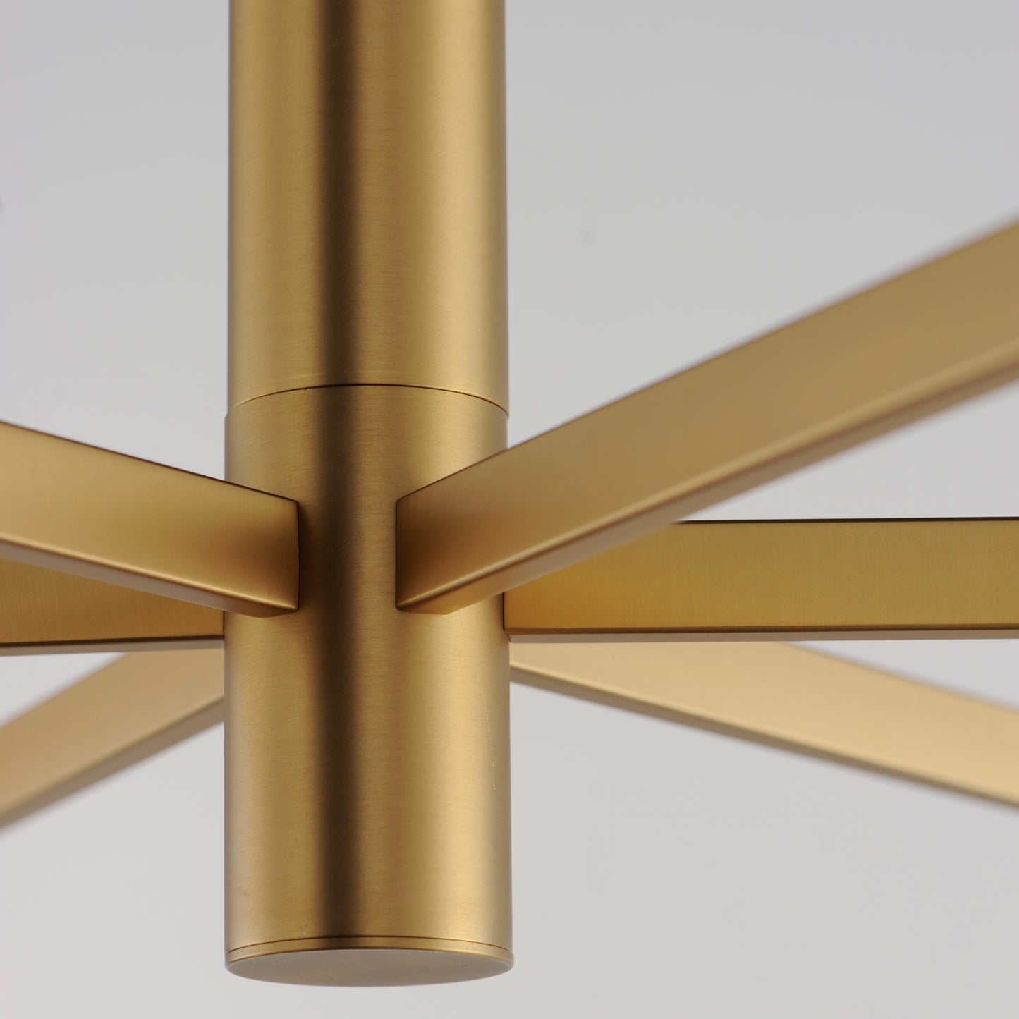 21366NAB - 6 Light Emana 26" Chandelier - Natural Aged Brass