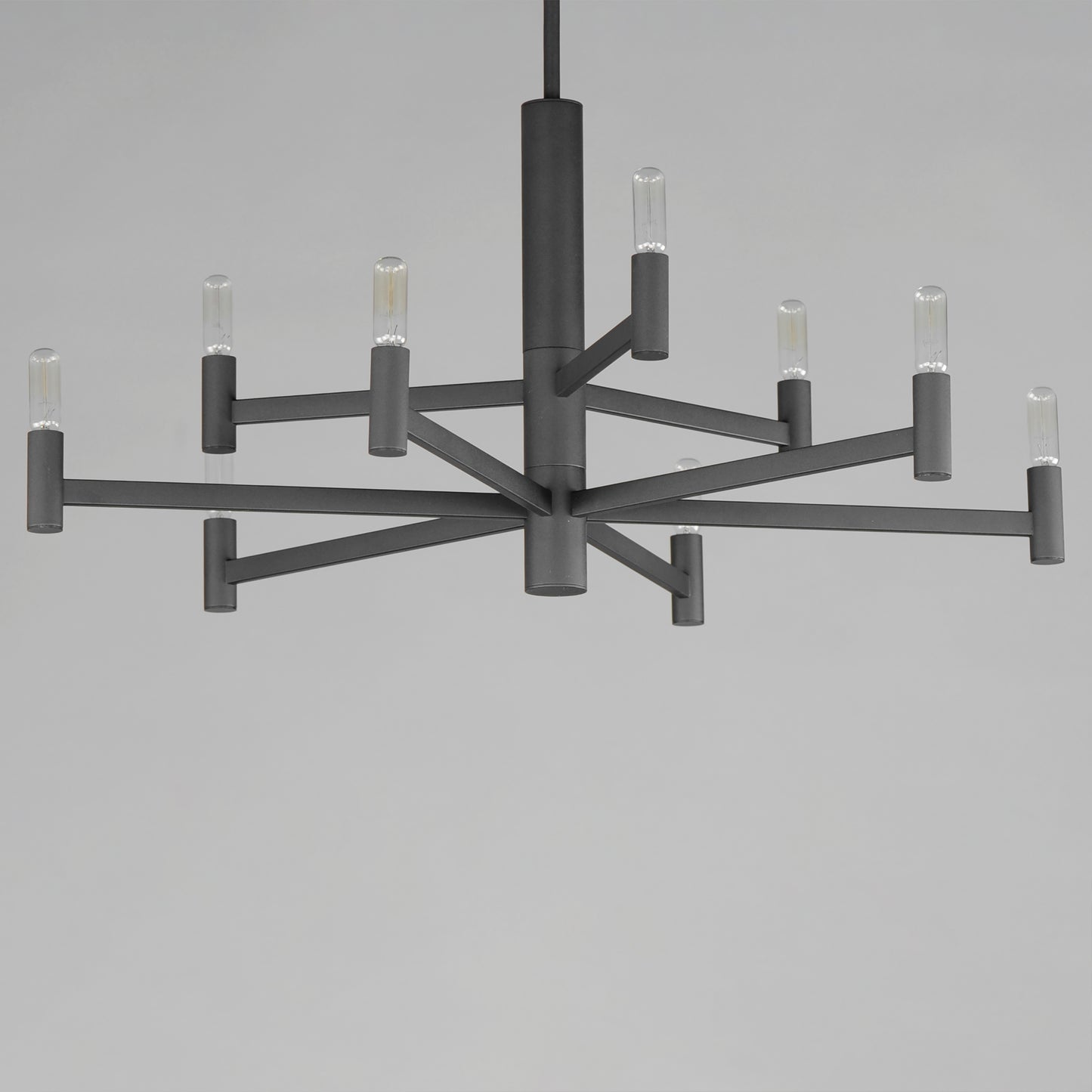 21369BK - 9 Light Emana 34" Chandelier - Black