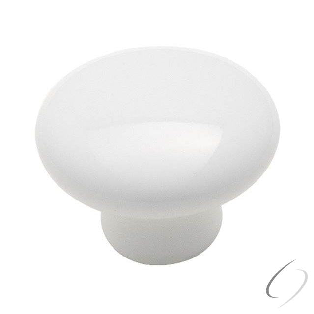 Amerock 232WHT - 1-1/4" Allison Value Knob in White