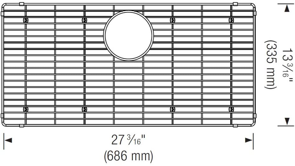 33" Stainless Steel Kitchen Sink Grd