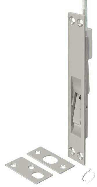 24EFB15 24" Extension Flush Bolt; Solid Brass; Satin Nickel Finish