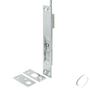 24EFB26 24" Extension Flush Bolt; Solid Brass; Bright Chrome Finish