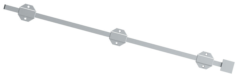 24SBM26 24" Modern Heavy Duty Surface Bolt; Bright Chrome Finish