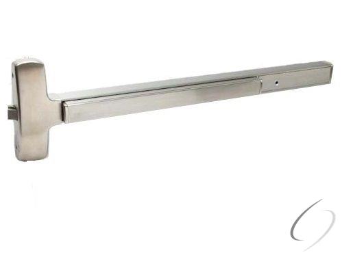 3' Rim Exit Device Only Satin Chrome Finish