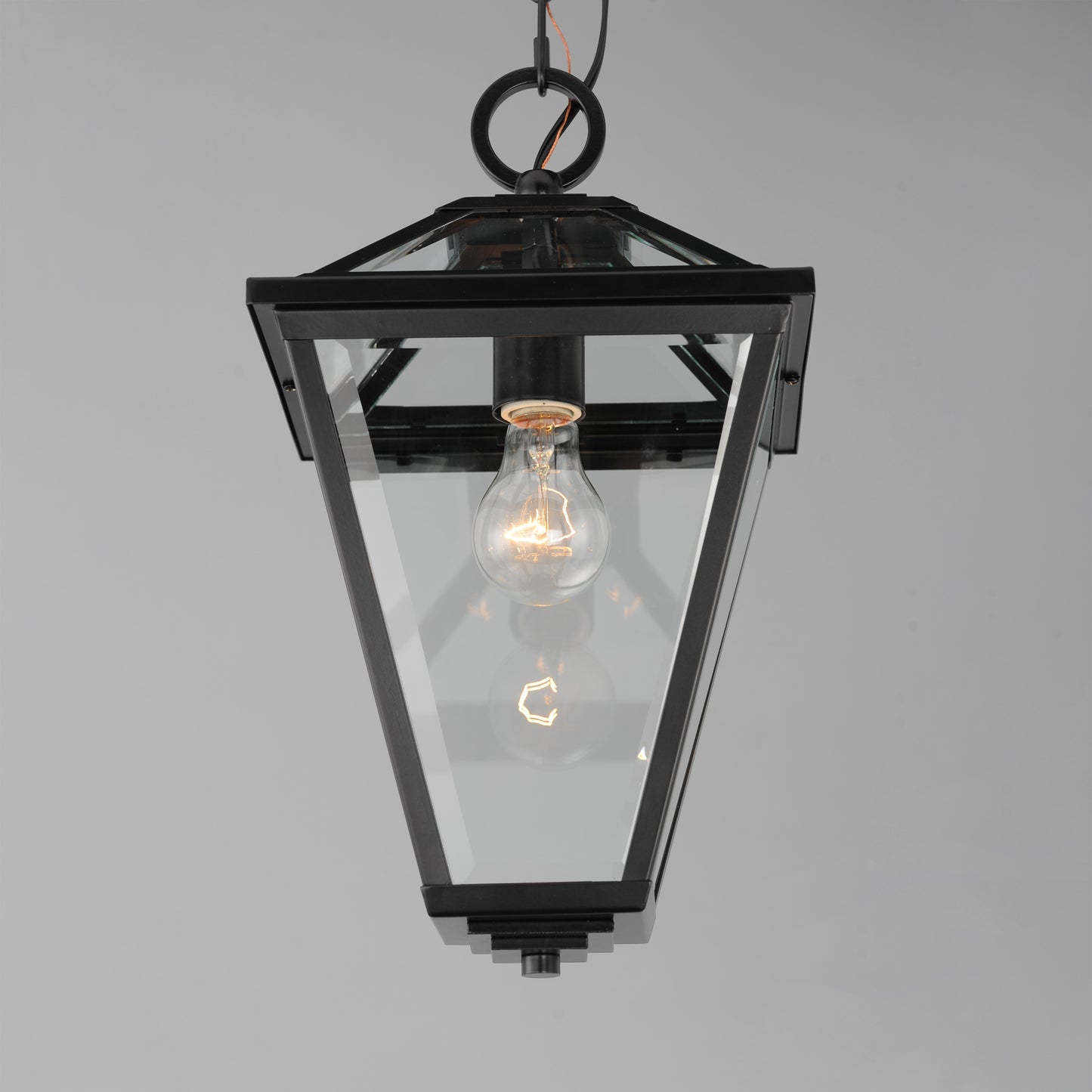 30569CLBK - 1 Light Prism 9" Pendant - Black