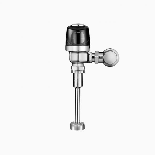 Sloan 3790080 - 0.5 GPF, Dual-Filtered Fixed Bypass Diaphragm, Polished Chrome Finish, Single Flush, Battery, Sloan