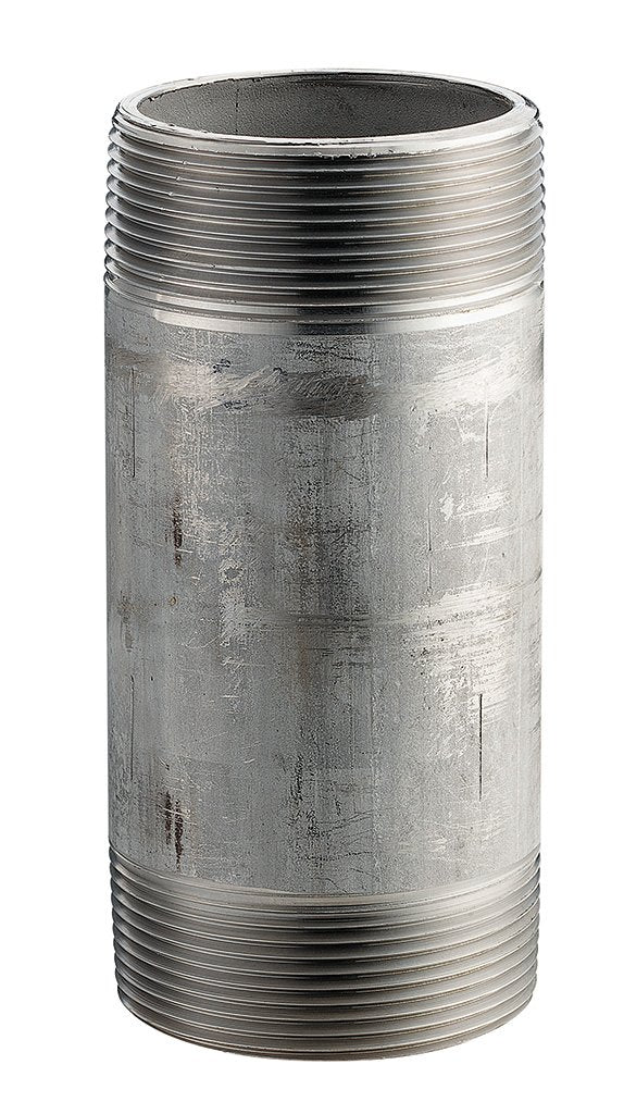 4004-400 - 1/4" x 4" L Threaded Pipe Nipple, 304/304L Stainless Steel Schedule 40
