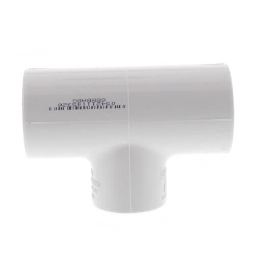 401-101 - 3/4" x 3/4" x 1/2" PVC Schedule 40 Reducing Tee, Socket