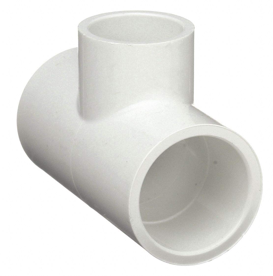 401-167 - 1-1/4" x 1-1/4" x 3/4" PVC Schedule 40 Reducing Tee, Socket