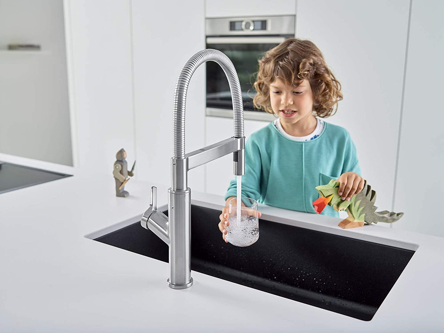 Solenta Senso Mini Semi-Pro Kitchen Faucet with Sensor Technology1.5 gpm - Stainless