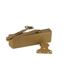 LCN 4040XPRWPABRASS Parallel Arm Super Smoothee Heavy Duty Adjustable 1-6 Surface Mounted Regular Door Closer with TBSRT Thru Bolts 696 Sprayed Brass Finish