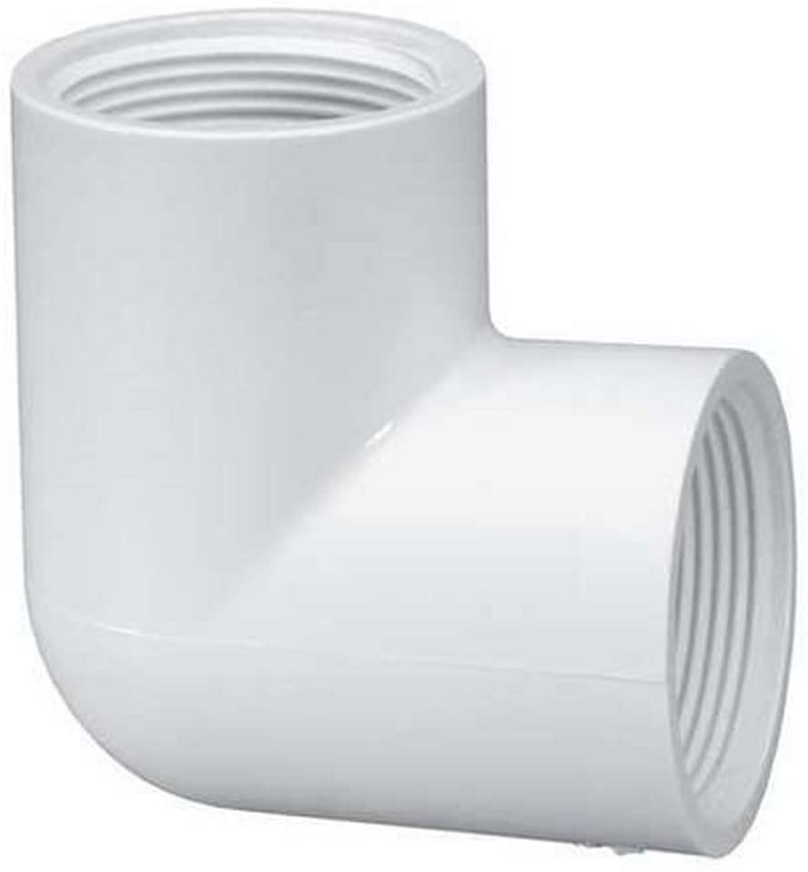 408-015 - 1-1/2" 90 Degree Schedule 40 PVC FIPT x FIPT Elbow Fitting