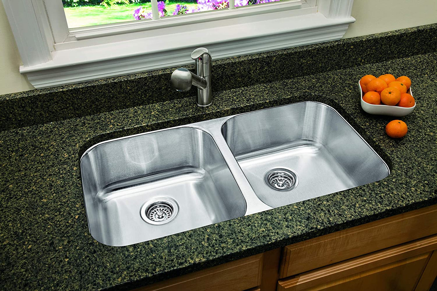 Stellar Equal Double Bowl, Undermount Kitchen Sink