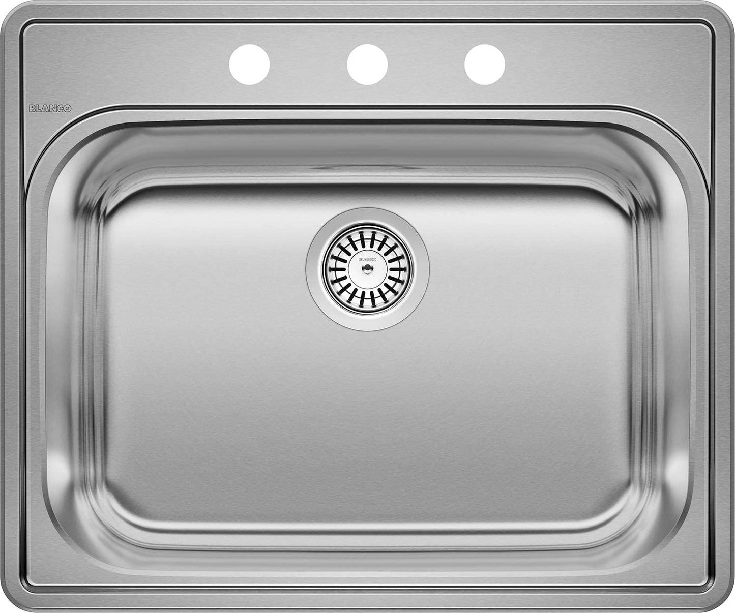 25" Essential Laundry Sink Three Hole