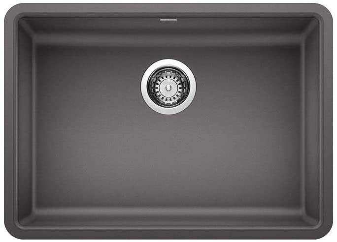 Precis ADA-Compliant Undermount Kitchen Sink, 25" X 18" - Cinder