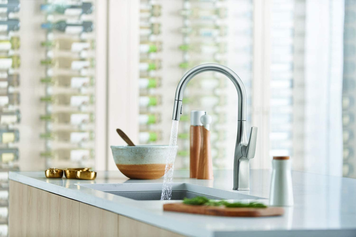 Rivana Pull-Down Dual Spray Kitchen Faucet 1.5 gpm - Stainless
