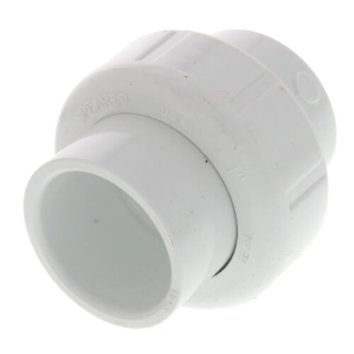 457-010 - 1" PVC Sch. 40 Socket Union w/ Buna-N O-ring