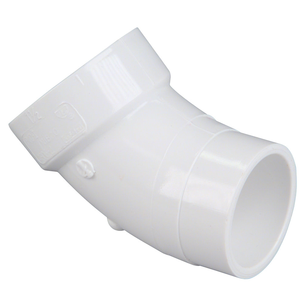 K044050 - 48062 1-1/2" SPG x H 45 Degree Street Elbow PVC
