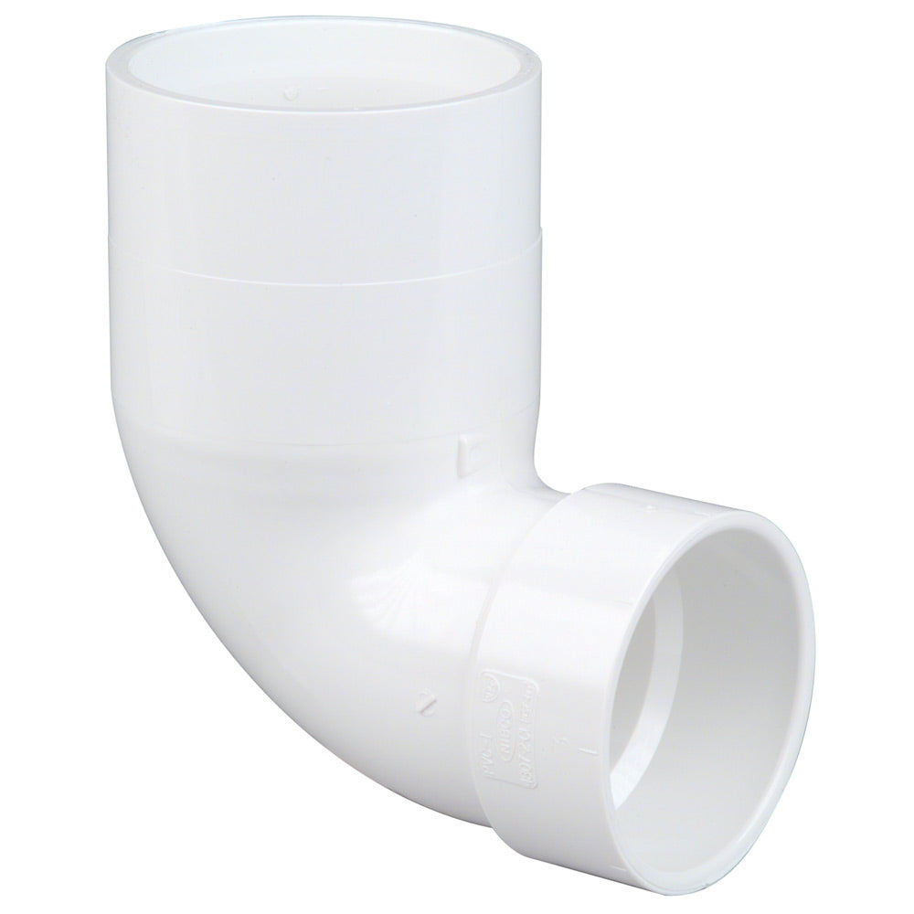 K058250 - 48072CL 4" x 3" SPG x H 90 Degree Closet Elbow W/O Cap PVC