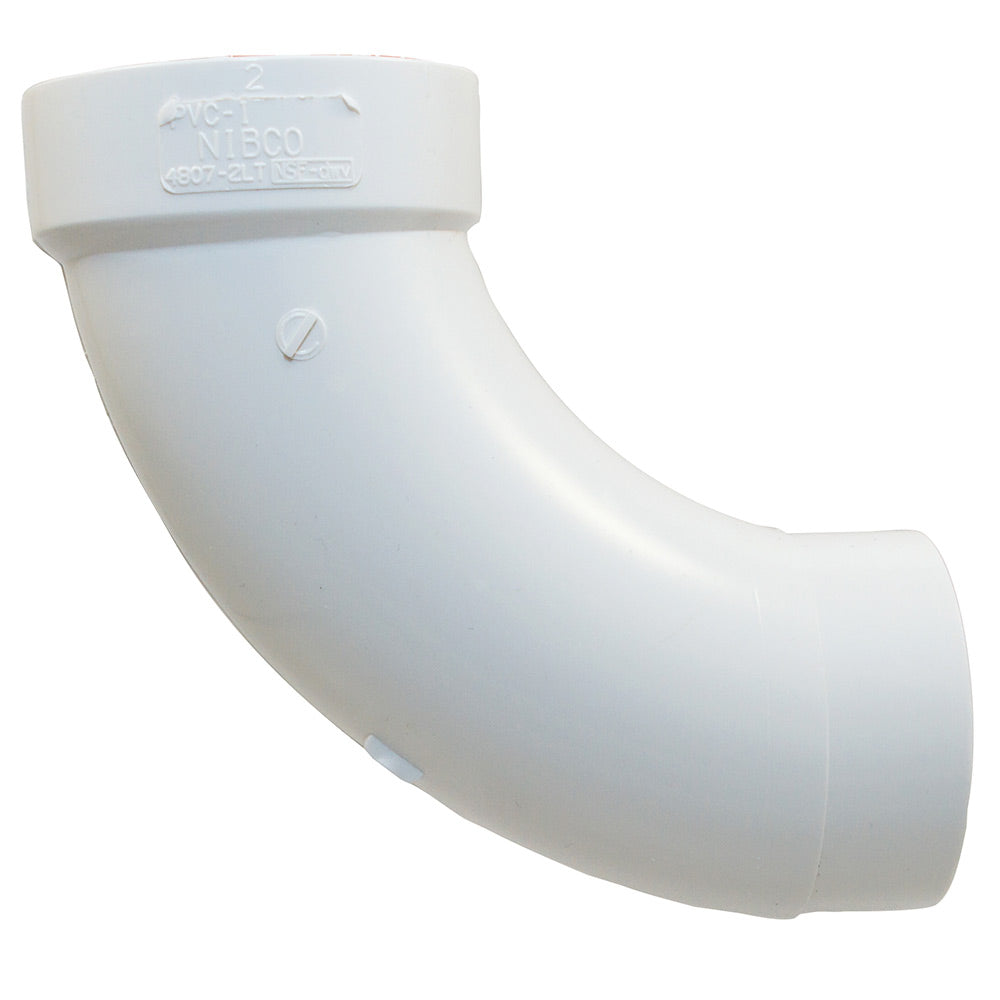 K057250 - 48072LT 2" 90 Degree Long Turn Street Elbow Spg x H - PVC DWV