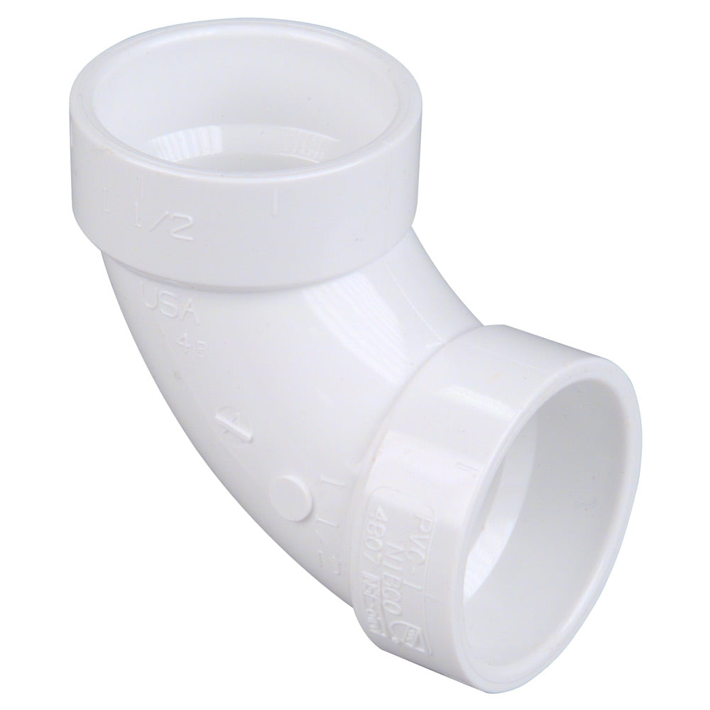 K055550 - 4807 3" H x H 90 Degree Elbow PVC