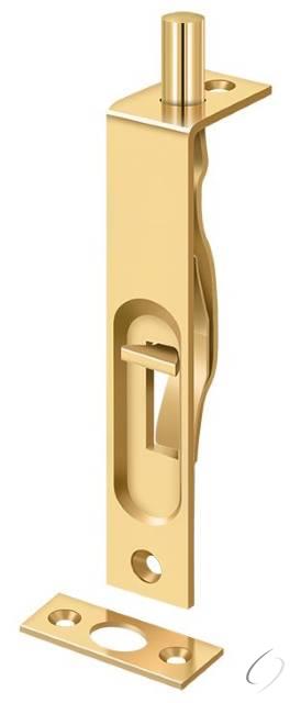 4FBSCR003 4" Flush Bolt; Heavy Duty; Lifetime Brass Finish