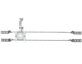 Sioux Chief 525-162PB - Twisted StrongArm Bracket w/ 2 Plastic Bend Supports for 16" Stud Bays