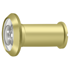55211U3-UL Fire Rated Door Viewer; Bright Brass Finish
