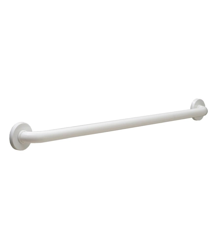Bobrick 580616x42 - 1-1/4" Diameter 42" Length Vinyl-Coated Grab Bar With Snap Flange
